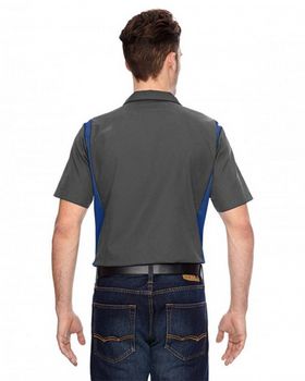 Dickies LS524 Men's Industrial Short-Sleeve Color Block Shirt