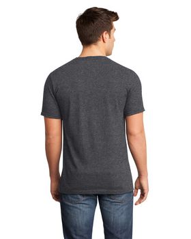 District DT6500 Young Mens Very Important Tee V-Neck - ApparelnBags.com