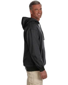 econscious EC5570 Men's Organic/Recycled Heathered Fleece Pullover Hood