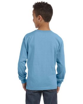 Fruit of the Loom 4930B Youth 100% Heavy Cotton HD Long-Sleeve T-Shirt