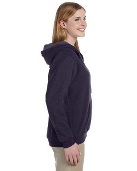 Gildan 18700FL Women's Missy Fit Heavy BlendVintage Full Zip Hooded Sweatshirt