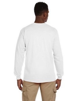 Gildan G241 Men's Ultra Cotton Long Sleeve Pocket T-Shirt