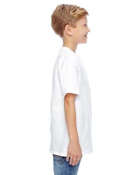 Hanes 498Y Youth Ringspun Cotton Nano T-Shirt