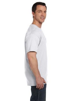 Hanes 5190P Men's Ringspun Cotton Beefy T-Shirt with Pocket