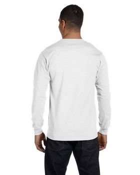 Hanes 5286 Men's 100% ComfortSoft Cotton Long Sleeve T Shirt