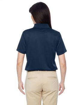 Harriton M345W Women's Advantage IL Snap Placket Performance Polo