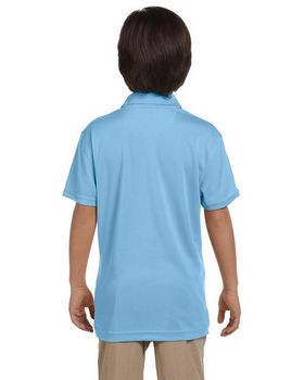 Harriton M353Y Youth Double Mesh Sport Shirt