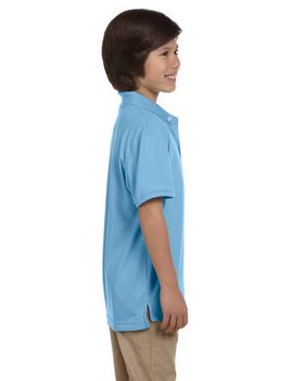 Harriton M353Y Youth Double Mesh Sport Shirt