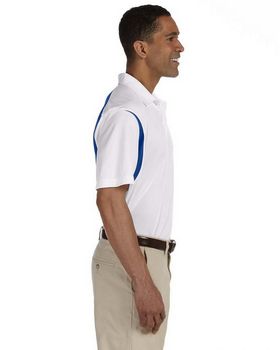 Harriton M356 Men's Back Blocked Micro Pique Polo