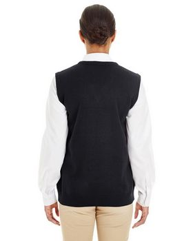 Harriton M415W Women's Pilbloc V-Neck Sweater Vest