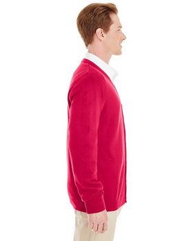 Harriton M425 Men's Pilbloc Cardigan Sweater