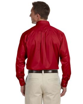 Harriton M500 Men's Easy Blend Twill Shirt With Stain-Release