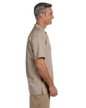 Harriton M560 Men's Barbados Textured Camp Shirt