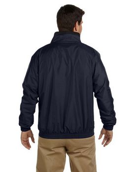 Harriton M740 Men's Fleece Lined Nylon Jacket