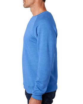 J America J8875 Men's Tri-Blend Fleece Crew Pullover