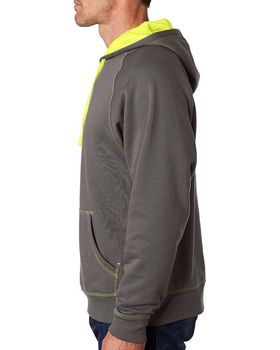 J America J8883 Men's Shadow Hooded Fleece Pullover