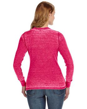 J America JA8255 Women's Zen Thermal Long Sleeve T Shirt