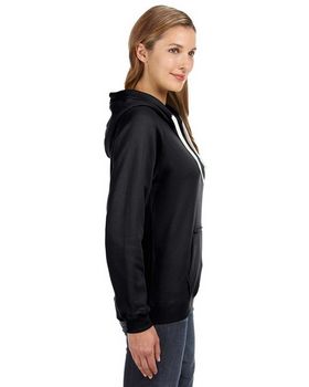 J America JA8836 Women's Sydney Brushed V-Neck Hood