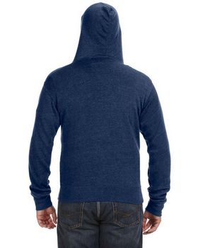 J America JA8872 Men's Triblend Full-Zip Fleece Hood