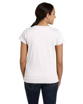 LAT 3516 Women's Fine Jersey Longer Length T-Shirt