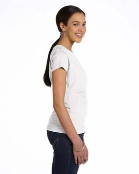 LAT 3516 Women's Fine Jersey Longer Length T-Shirt
