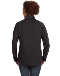 LAT 3764 Women's Quarter Zip Pullover