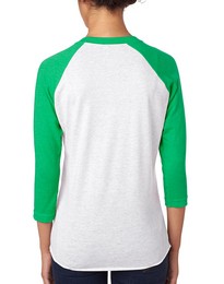 Next Level 6051 Triblend 3/4-Sleeve Raglan Unisex Tee