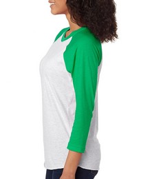 Next Level 6051 Triblend 3/4-Sleeve Raglan Unisex Tee