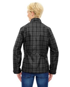 North End 78671 Women's Locale Lightweight City Plaid Jacket