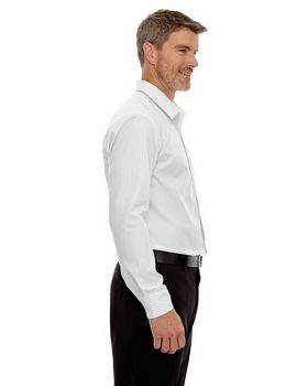 North End 88674 Men's Boardwalk Cotton Striped Taped Shirt