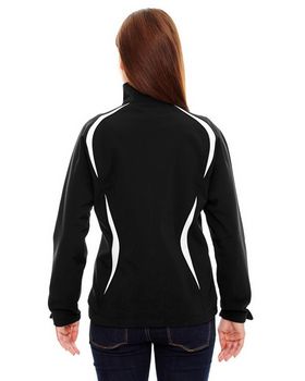 North End 78650 Women's Colorblocked Fleece Bonded Soft Shell Jacket