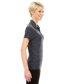 North End 78668 Women's Barcode Performance Stretch Polo