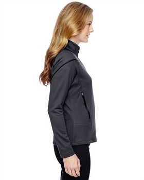North End 78806 Ladies' Interactive Cadence Two-Tone Brush Back Jacket