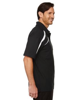 North End 88645 Men's Impact Performance Polyester Pique Colorblock Polo