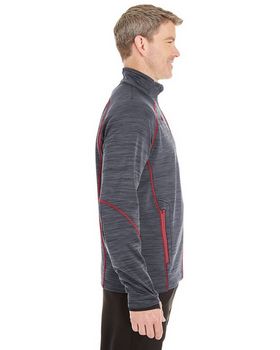 North End 88697 Men's Flux Melange Bonded Fleece Jacket