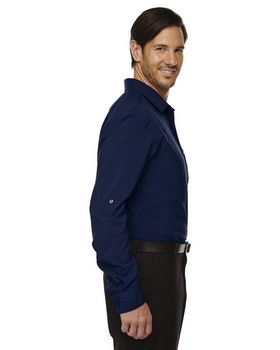 North End 88804 Men's Rejuvenate Performance Shirt with Roll-Up Sleeves