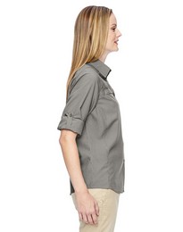North End 77046 Women's Excursion FBC Textured Performance Shirt