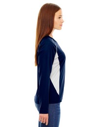 North End 78079 Women's Athletic Long Sleeve Sport Top