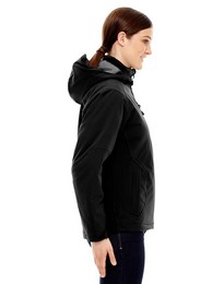 North End 78080 Women's Glacier Insulated Soft Shell Jacket With Detachable Hood