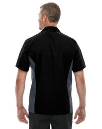 North End 87042T Men's Fuse Color-Block Twill Shirts