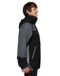 North End 88052 Men's Techno Performancetm 3-In-1 Seam Sealed Mid-Length Jacket