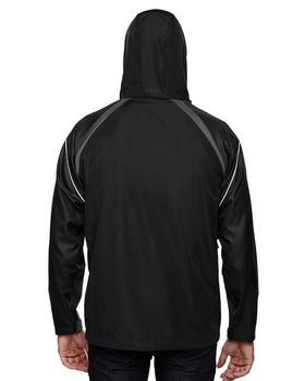 North End 88168 Men's Sirius Lightweight Jacket With Embossed Print