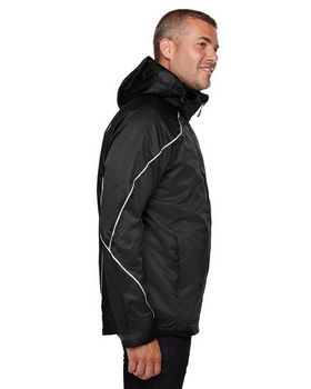 North End 88196T Men's Angle Tall 3-in-1 Jacket with Bonded Fleece Liner
