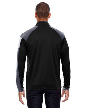North End 88214 Men's Quick Performance Interlock Half-Zip Pull Over