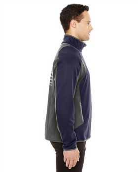 North End 88230 Men's Motion Interactive ColorBlock Performance Fleece Jacket