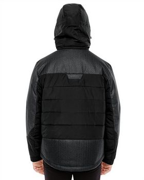 North End 88232 Men's Excursion Meridian Insulated Jacket With Melange Print