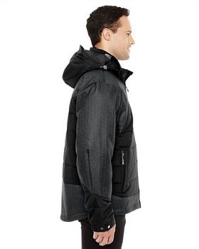 North End 88232 Men's Excursion Meridian Insulated Jacket With Melange Print