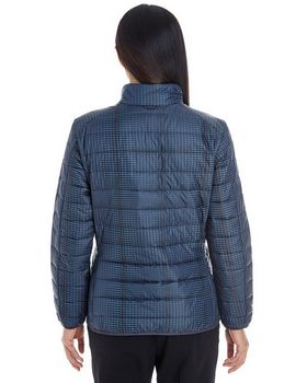 North End NE701W Women's Portable Interactive Printed Packable Puffer