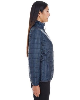 North End NE701W Women's Portable Interactive Printed Packable Puffer