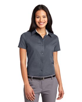 Port Authority L508 Ladies Short Sleeve Easy Care Shirt - ApparelnBags.com